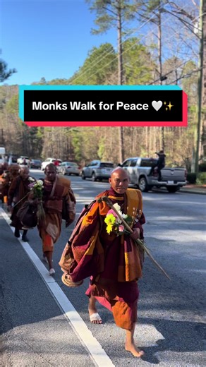 Monks Walk for Peace: A Beautiful New Year Tradition