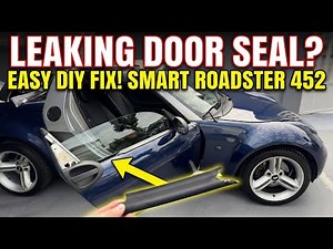 STOP THE LEAKS! Smart Roadster Door Seal Replacement (Easy DIY Fix)
