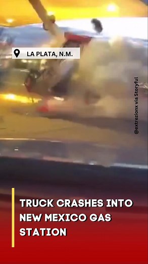 10K views · 57 reactions | EXPLOSIVE CRASH: An out-of-control truck...