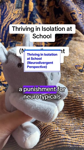 School can be overwhelming if you’re on the spectrum. For me, I liked the academic side… hated the social aspect… Being sent to isolation in school was meant to be a punishment but it was a reward for me 🤣, I was able to do my work in a peaceful environment and wasn’t overwhelmed like I normally would be, I was so upset the next day when I was forced to go BACK to normal class 😭😭 Let me know your thoughts #neurodivergentcreator #secondaryschool #autisticmasking #autisticburnout #neurodivergen