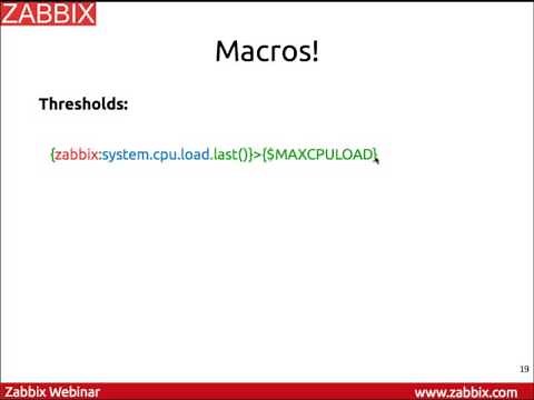 Zabbix: Advanced problem detection: get the most of trigger expressions