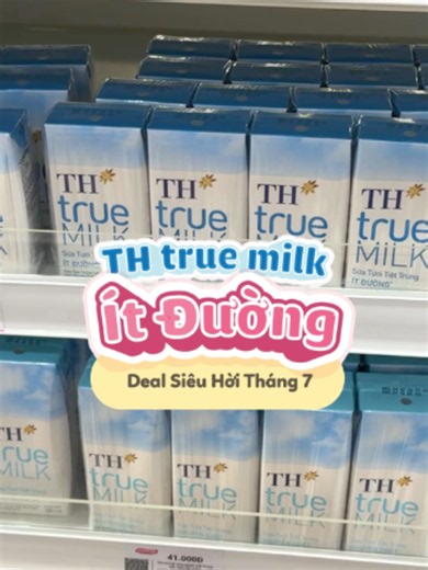 TH true MILK ít đường: Sữa tiện lợi cho bé đi học và pha cà phê