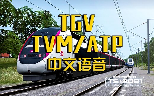 【佬司机 TS2021】里昂光明节 驾驶TGV标杆车 25分钟正点到达阿维尼翁 | Train Simulator 2021 |