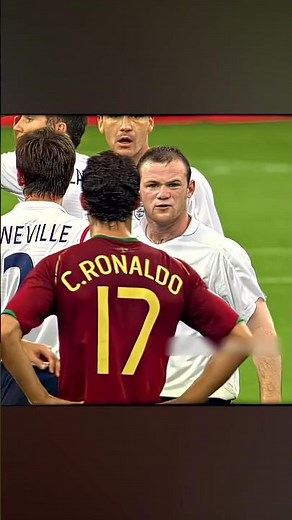 "Portugal vs England 2006🥶 — iconic World Cup clash! 🔥 #cristianoronaldo #cr7 #short #football #fifa