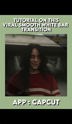 Smooth White Bar Transition Tutorial on CapCut