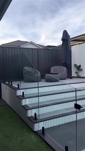 Paradise can be found in your backyard 💦🥂 ▫️SPRING FARM Glass Balustrade installed by @admireglasspoolfencing External Cladding provided by @alphatimbernsw @devoxau Project involvement: ~ Outdoor External Cladding Wall ~ Decking Stairs ~ Glass Pool Fencing ~ Pool Storage Contact us for a free quote! 📞 #densqualitycarpentry #customcarpentry #glasspoolfence #pool #backyard @Alpha Timber