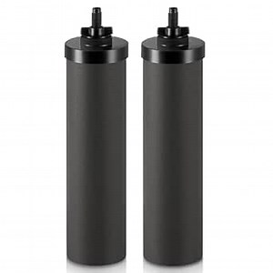 CO-Z Water Filter Replacements, 2 Activated Carbon Water Filters for Gravity Filtration System, Black Purification Elements Purifier Replacements for Home Travel Outdoor, NSF/ANSI 42 Certified