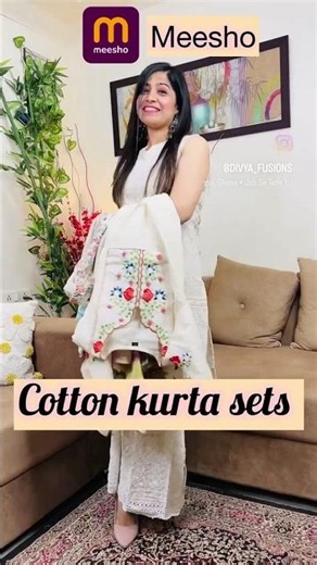 Meesho Summer cotton kurta sets haul 🥰 Meesho kurta set ♥️ cotton kurta set for women meesho