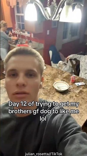 Day 12 Of Guy Trying To Get Dog To Like Him 😂