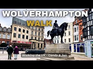 Wolverhampton Walking Tour 4K 🇬🇧 - City Centre (2026)