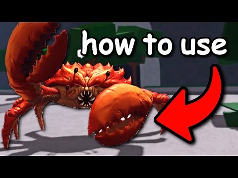 how to play as the crab BOSS BATTLE in the strongest battlegrounds