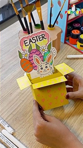 DIY Easter Box Card 🐇 | Easy Easter Craft for Kids 🐣🎁