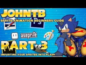 Sprite Animation - Beginners Guide #3: Importing Sprites Into Flash