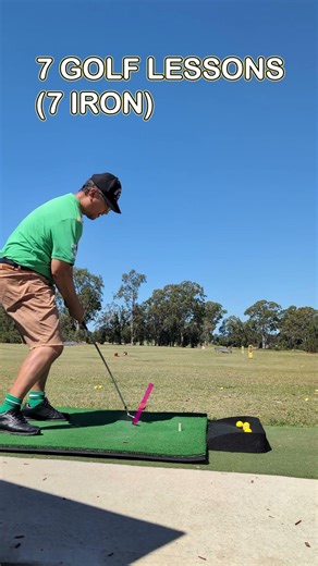 7 iron after 7 golf lessons