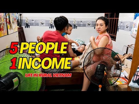 My Poor Life in Vietnam | How a Family of 5 Struggles to Survive on One Income in Rural Vietnam