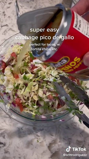 Delicious Cabbage Pico de Gallo Salsa Recipe