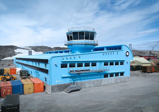 Antarctic Discovery Building designed for "one of the harshest environments on Earth"