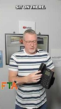 The Secret Tab on EVERY Desk Phone! 😱 | Desk Phone Handset Fix | Stop the Fall!