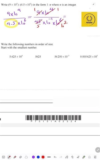 How to Divide in Scientific Notation FAST ⚡ (Easy Trick!) #mathspark#gcsemath