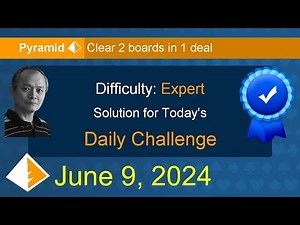 Microsoft Solitaire Collection: Pyramid - Expert - June 9, 2024