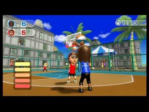 【Wii Sports Resort】#13　バスケットボール試合　プロ戦