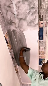 93K views · 1.7K reactions | Pop ceiling smoky color design paint. | Texture Design | Facebook