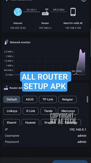 All Router SetUp Apk #openwrt #playstore #hpopenwrt #router #apk