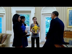 At the White House with the Google Global Science Fair Winners