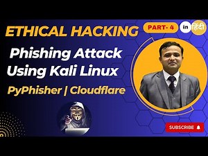 Ethical Hacking | PyPhisher | Cloudflare | Phishing Attack Using Kali Linux | Social Engineering