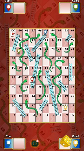 Snake 🐍 and Ladder 🪜 game 🎯 #shortvideos #shortsfeed #shortvideo #shorts