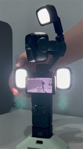 Light Up Your Video While Shooting with DJI Osmo Pocket 4P/4!