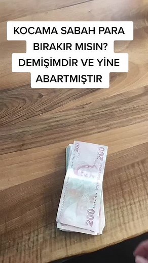 Counting 200 Turkish Lira Banknotes - Money Tips