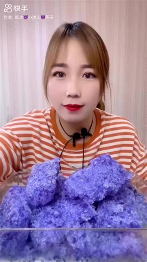 Ice Eating Sounds and Crunching