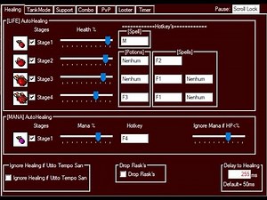 [Macro - Auto Healing] Tibia Global e OtServer - Auto Healing Life e Mana