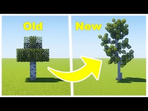 How To EASILY Build Custom Trees In Minecraft! (Tutorial)