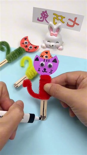 Join us in making a cute cat craft! Follow our step-by-step guide as we cut, shape, and assemble materials...ine friend. From crafting the body and face to adding little details like whiskers and a tail, this project is perfect for