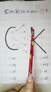 Use of ‘c’ and ‘k’ in phonics