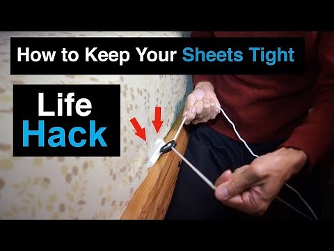 How To Keep Your Sheets From Coming Off The Mattress With The Bed Scrunchie