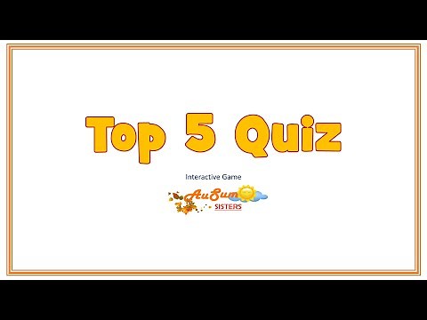 Top 5 Quiz | Classroom Activity | Interactive Game
