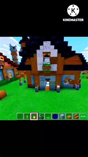 Easy started house for survival!Minecraft tutorial😊#viralvideo #viralshorts #viralreels #minecraft
