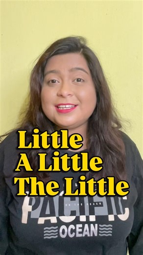 Stop Saying “Little” Wrong! Learn Little, A Little & The Little in 60 Seconds #english #shorts