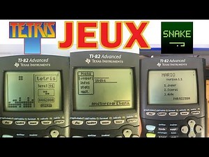 JOUER A DES JEUX SUR UNE TEXAS INSTRUMENT (TI 82) !!!