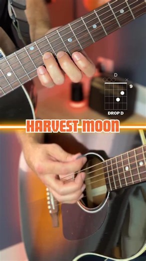 Guitar Coaching Online on Instagram: "harvest moon (neil young) guitar tutorial #guitarlesson #neilyoung #acousticguitar"
