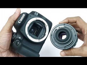 How to Remove Lens of Canon DSLR Camera (1500D)