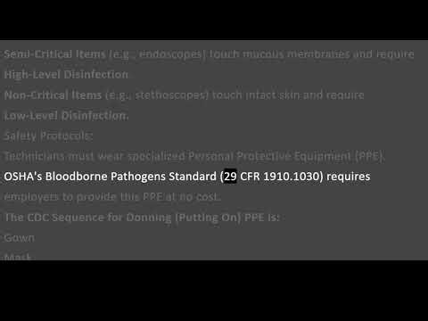 Chapter 1 Introduction to Sterile Processing