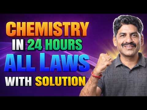 All Laws In Chemistry With Solutions | Chemistry In 24 Hrs | Sahyadri Tutorials | Mahesh Sir