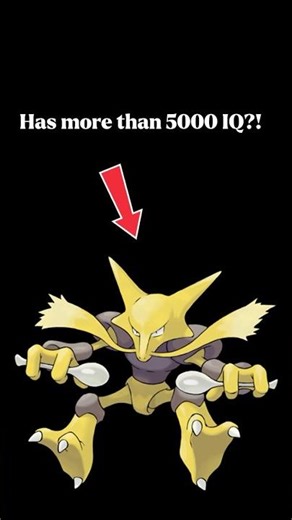Alakazam’s IQ Is 5000?! 🤯🧠 #PokemonShorts