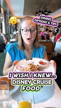 WISH I Knew BEFORE Eating on a Disney Cruise! 😵🚢(Dining Options & Tips)