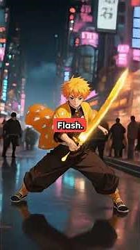 Zenitsu Thunder Clap Freestyle (Ft. MC Anime) #AnimeShorts #DemonSlayer #Zenitsu #Anime