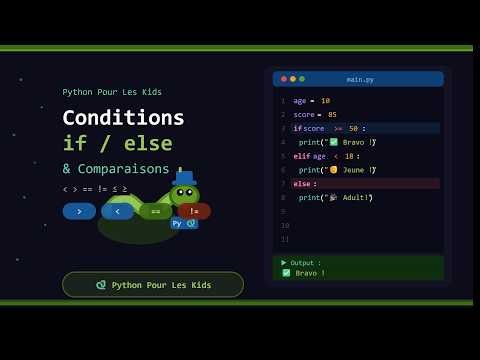 Conditions & Comparaisons Python - Exercice 01